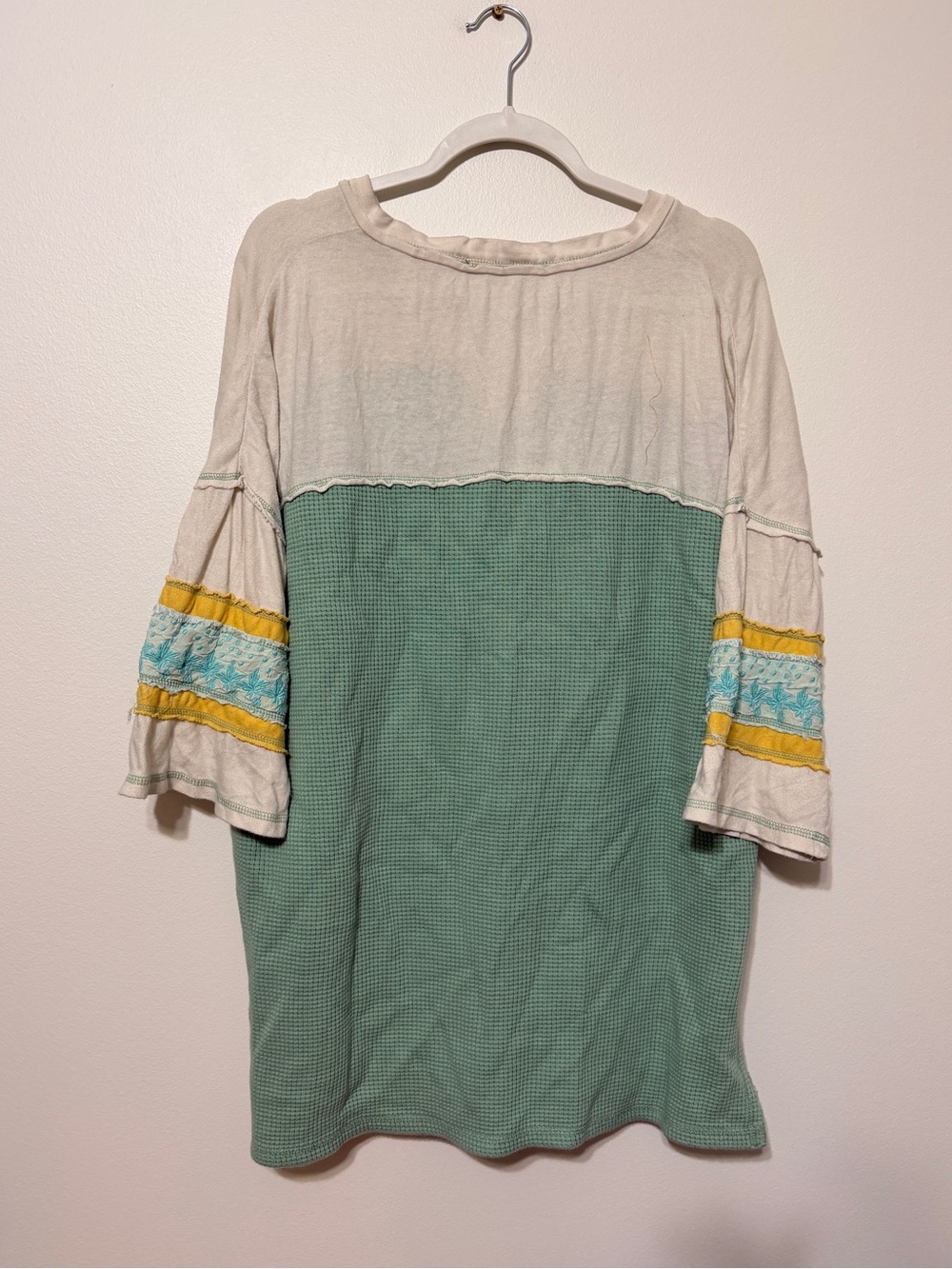 Free People We The Free Gameplan Tee Size Small Oversized T Shirt Jersey Top - Picture 7 of 8